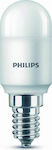 Philips Becuri LED pentru Soclu E14 și Formă T25 Alb cald 250lm 1buc
