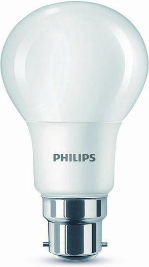 Philips LED Bulb 8W 110mm for Socket B22 and Shape A60 Warm White 806lm