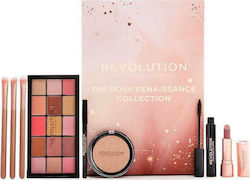 Revolution Beauty Rose Renaissance Makeup Set for Face, Eyes & Lips 8pcs