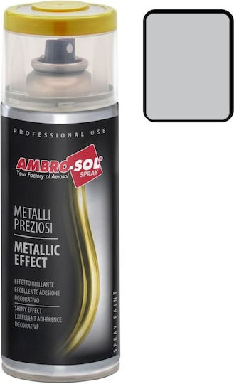 Ambro-Sol Σπρέι Βαφής Mirror με Καθρέφτη Εφέ Silver Ασημί 400ml