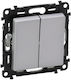 Legrand Valena Life Recessed Wall Switch Double...