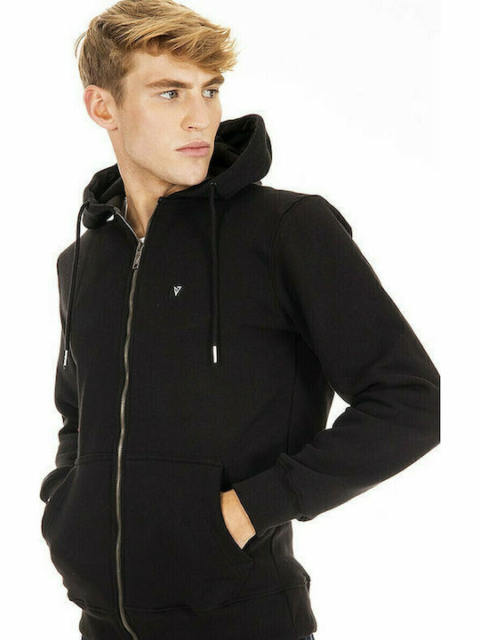 Magnetic North Black Hooded Cardigan