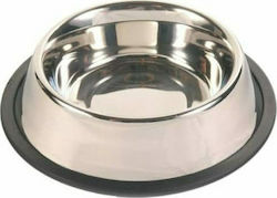 Stainless Bowls Dog Food & Water Silver with Base 700ml 07.68.200