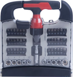 Budget Screwdriver Socket with 48 Interchangeable Tips