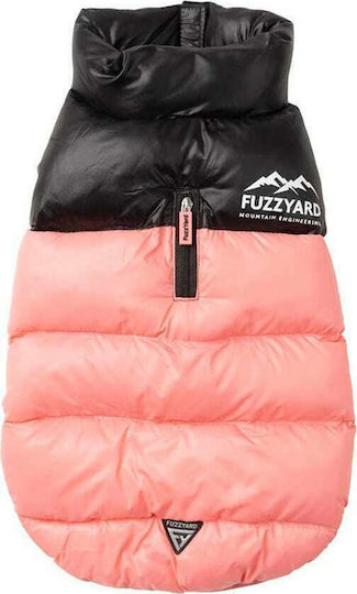 Fuzzyard Harlem Puffer Μπουφάν Σκύλου Ροζ με Μήκος Ράχης 26 εκ.