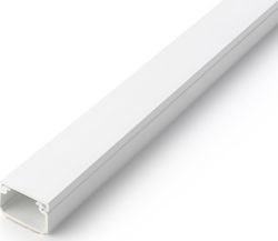 Inofix Plasfix Canal de Cablu cu autocolant din Plastic Alb 2m