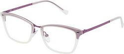 Police Eyeglass Frame Purple VPL284 08NV