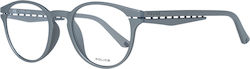 Police Metal Eyeglass Frame Gray VPL635 096G