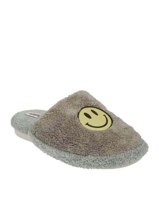 Adam's Shoes Papuci de Damă de Iarnă cu Blană Bej