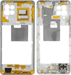 Samsung Μεσαίο Πλαίσιο Weiß για Galaxy A42