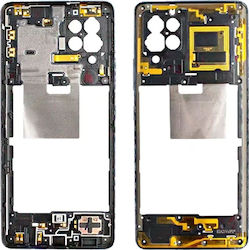 Samsung Μεσαίο Πλαίσιο Μαύρο για Galaxy A42 Samsung Μεσαίο Πλαίσιο Μαύρο για Galaxy A42