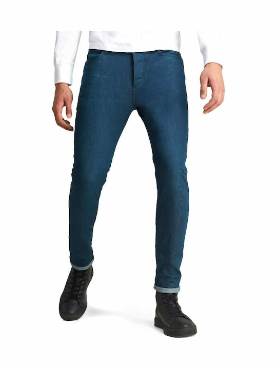 Scutar 3D Herren Jeanshose mit Slim Passform Blau