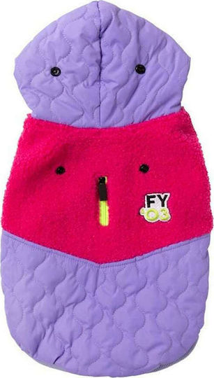 Fuzzyard Oregan Dog Coat with Hood with 26cm Back Length