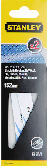 Stanley STA22132-XJ Blade for Metal 152mm 2pcs