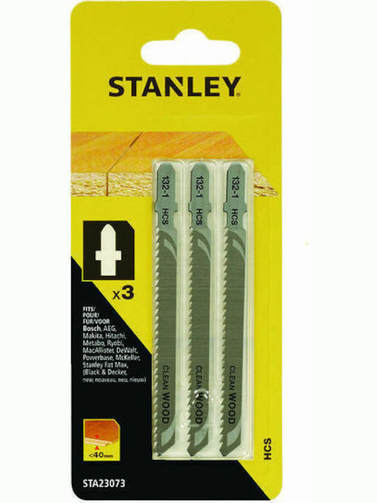 Stanley STA23073 Λάμες HCS για Ξύλο 100mm 3τμχ