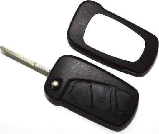 Ford Foldable Car Key Shell with Blade with 3 Buttons for Ford KA