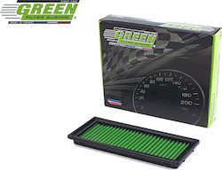 Green Freeflow Air Filter Open Type for Mercedes-Benz S BMW / Lancia / Chrysler