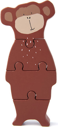 Lemnos Puzzle pentru Copii Mr Monkey 4buc Trixie