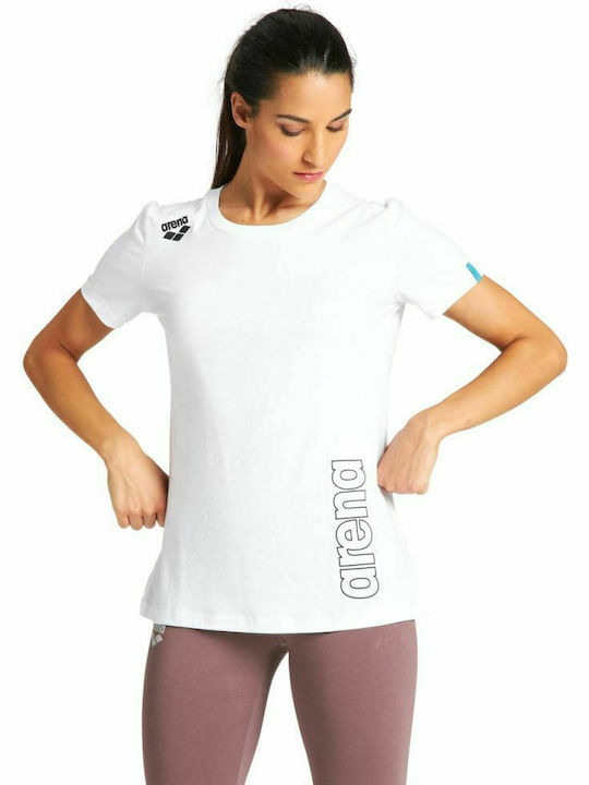 Arena Damen Sportlich T-shirt Weiß