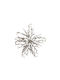 Zaros Plastic Christmas Decorative Hanging Star 27cm 6pcs Gold