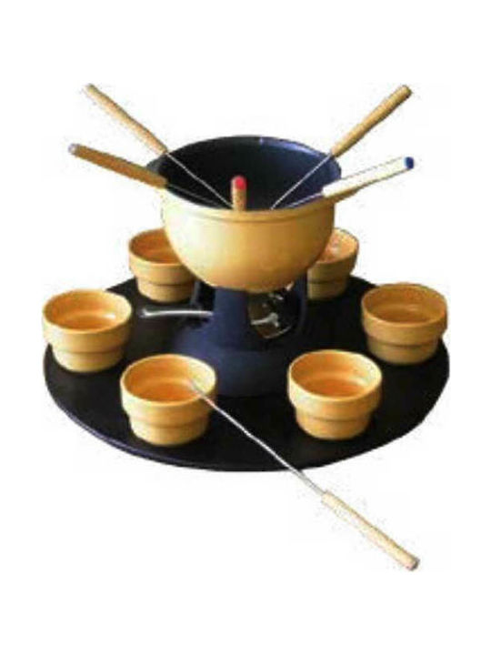 JDS Ceramic Serving Bowl Κίτρινο 6pcs