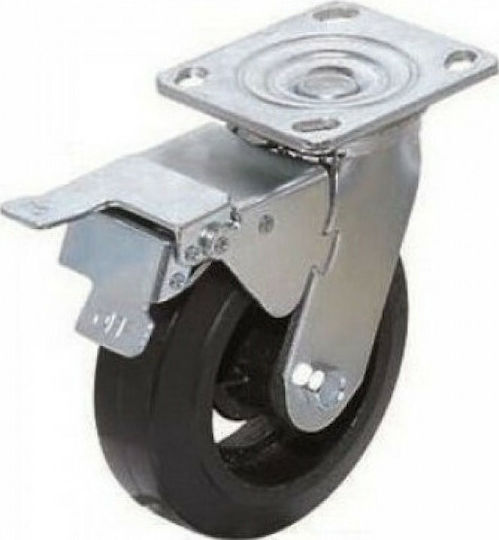 Ruotec 502.000.017.200 Roată Rotativ cu Frână 200x50mm