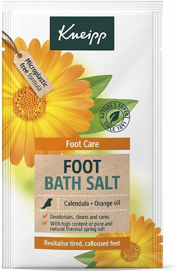 Kneipp Sare de baie Foot Bath Salt Calendula & Orange Oil sub formă de cristale pentru pedichiură cu parfum Calendula & Orange 40gr