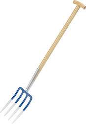 Lux Tools Πηρούνα Κήπου με Κοντάρι 4 Δοντιών 85cm