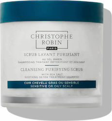 Christophe Robin Cleansing Purifying Scalp Scrub for Oiliness 250ml Christophe Robin Cleansing Purifying Scalp Scrub for Oiliness 250ml