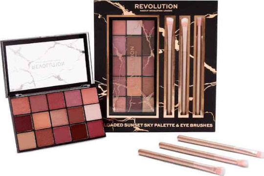 Revolution Beauty Reloaded Σετ Μακιγιάζ για τα Μάτια Sunset Sky 4τμχ