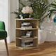 Shelving Unit Floor Sonoma Oak 35x35x55cm