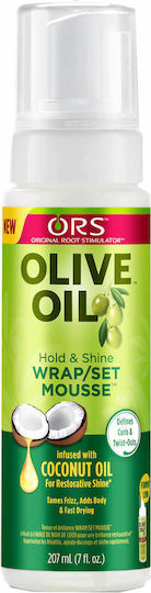 Ors Olive Oil Wrap Αφρός Μαλλιών Όγκος 207ml