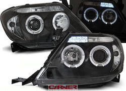 Sonar Lumini frontale Ochi de înger Lumini LED pentru Toyota Hilux 2005-2011 2buc Sonar Lumini frontale Ochi de înger Lumini LED pentru Toyota Hilux 2005-2011 2buc