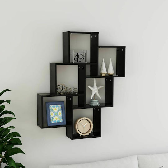 Raft Negru 78x15x93 cm
