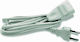 1 Platz mit Kabel 2m Durchmesser 2 x 0.75mm² Weiß