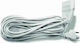 Extension Cable Cord 2 x 0.75mm²/5m White