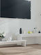 TV-Ständer Weiß M180xT30xH43cm