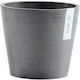 Ecopots Amsterdam 20 Blumentopf Hängend 20x17.5cm in Gray Farbe 74.009.20G