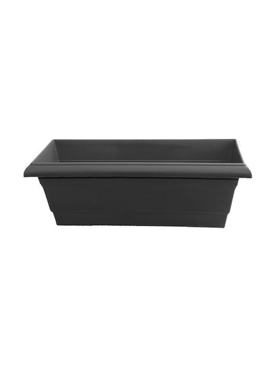 Miltoplast Anthea Planter Box 100x21cm in Black Color 551