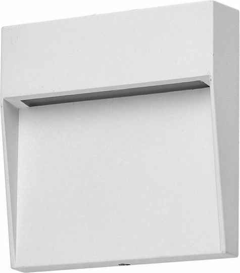 Avide AOLS3WLED-KAS Wall-Mounted Outdoor Spot Light LED IP54 3W with Natural White Light 37x25x25εκ.