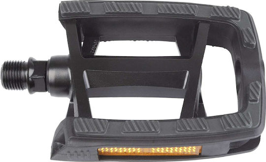 M-Wave Steady Flat 2 Педали за Велосипед Платформа Черен