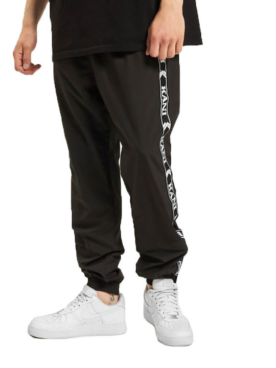 Karl Kani KKMQ32025 Men's Sweatpants with Rubber Black