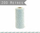 Synchronia Schnürsenkel Polyester Hellblau