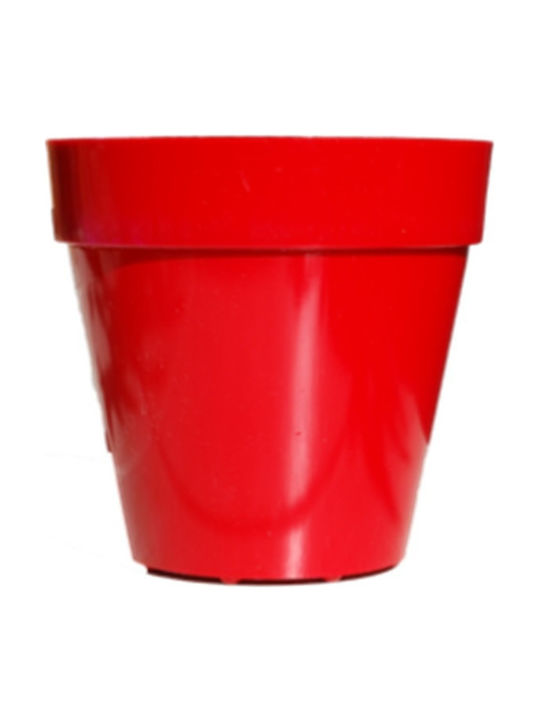 Round pot "DECO" Red No 3