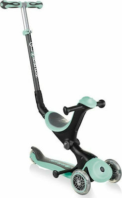 Globber Kinderroller Klappbar Go-Up Deluxe 3-Rad mit Sitz für 3+ Jahre Grün