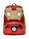 Loungefly Marvel Ironman Light-Up Mini Παιδική Τσάντα Πλάτης Κόκκινη 22.5x26.2x10εκ.