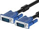 Naxius Cable VGA male - VGA male Μαύρο 1.5m