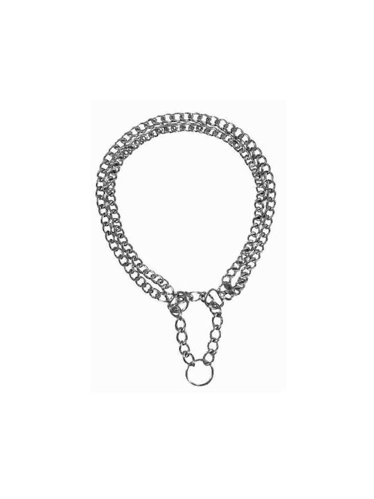 Trixie Stop-the-Pull Dog Choke Collar Chain In Silver Colour Large