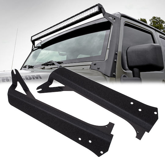 GloboStar Βάση για Μπάρα LED για Jeep Wrangler TJ 1997-2006 2τμχ
