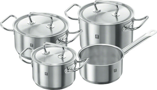 Zwilling J.A. Henckels Twin Classic Комплект Саксии От Неръждаема Стомана Сребрист 4 Части